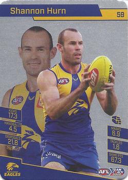 2022 AFL TeamCoach - Silver #59 Shannon Hurn Front